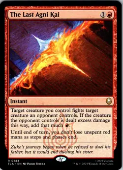 The Last Agni Kai 144 Rare Avatar: The Last Airbender Magic: The Gathering NM - Image 1
