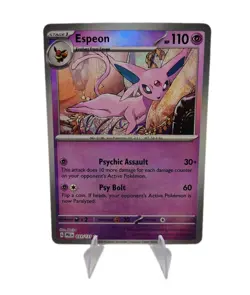Pokemon TCG Espeon Master Ball 033/131 prismatic evolutions Reverse Holo - Image 1