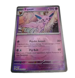 Pokemon TCG Espeon Master Ball 033/131 prismatic evolutions Reverse Holo - Image 2
