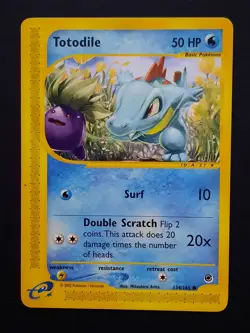 Pokemon Totodile Expedition Base Set [Lightly Played] e-Reader 134/165 - Image 1