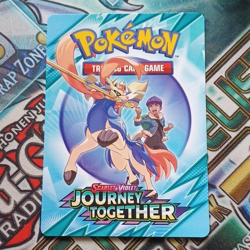 Pokemon TCG Hop's Zacian Trainer Tip Art Card Journey Together - Image 1
