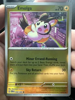 Emolga (Reverse Holo) - 030/086 - Chaos Rising (CRI) ME04 - Pokemon NM/M - Image 1