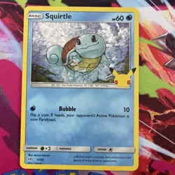 Squirtle 17/25 Holo McDonald's Promo Pokemon 25th Anniversary - Image 1