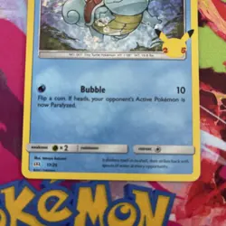 Squirtle 17/25 Holo McDonald's Promo Pokemon 25th Anniversary - Image 2