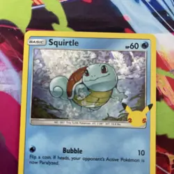 Squirtle 17/25 Holo McDonald's Promo Pokemon 25th Anniversary - Image 3