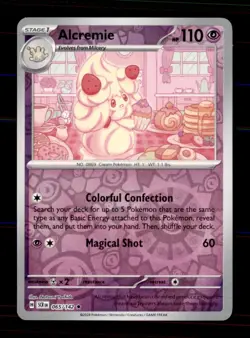 Alcremie 65/142 Rare Stellar Crown Pokemon Reverse Holo Near Mint - Image 1