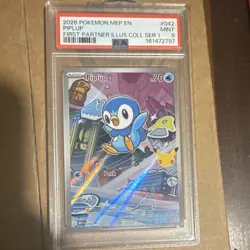 The Pokemon Company Piplup 042 Me: Mega Evolution Promo Holo Eng 2026 PSA 9 - Image 1