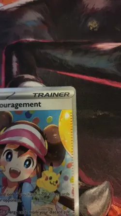 Rosa's Encouragement Secret Rare Full Art Holo 123/088 Pokemon TCG English - Image 3
