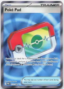 Poke Pad 113/088 Ultra Rare Perfect Order Pokemon Holo Near Mint - Image 1