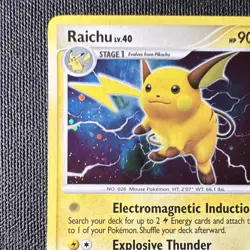 The Pokemon Company Raichu Mysterious Treasures 15/123 Holo Rare EN 90 HP - Image 2
