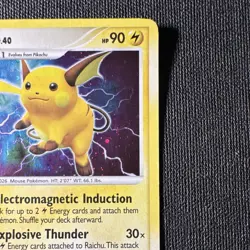 The Pokemon Company Raichu Mysterious Treasures 15/123 Holo Rare EN 90 HP - Image 3