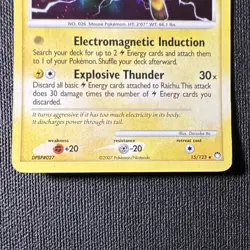 The Pokemon Company Raichu Mysterious Treasures 15/123 Holo Rare EN 90 HP - Image 4