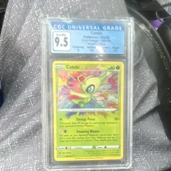 CGC 9.5 Celebi 009/185 Vivid Voltage Amazing Rare Holo Eng 60 HP 2020 - Image 1