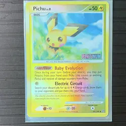 Pichu 50 HP Stormfront 45/100 Uncommon Reverse Holo English Pokemon TCG - Image 1