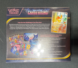 Pokemon Chaos Rising Pokemon Center ETB - SMALL TEAR - SEE PHOTOS/DESC - Image 3