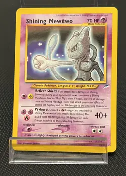 Shining Mewtwo 109/105 Neo Destiny English Vintage Pokemon Holo - Image 1
