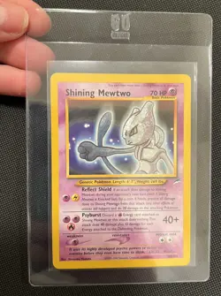 Shining Mewtwo 109/105 Neo Destiny English Vintage Pokemon Holo - Image 2