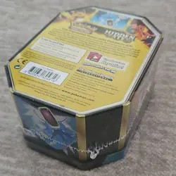 Pokemon TCG Hidden Fates Gyarados GX Sealed Tin w/ Promo & Boosters 2019 - Image 4