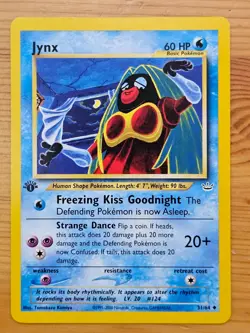Pokemon TCG Neo Revelation 1st Edition Jynx 31/64 LP WOTC. - Image 1