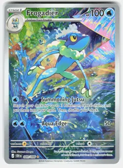 FROGADIER 089/086 HOLO ILLUSTRATION RARE CHAOS RISING POKEMON NM/M - Image 1