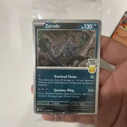 Pokemon TCG English GAMESTOP & BESTBUY PROMO Zarude / Armarouge BUNDLE - Image 4