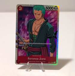One Piece CCG Roronoa Zoro OP01-025 Character Foil SR 5000 EN - Image 1