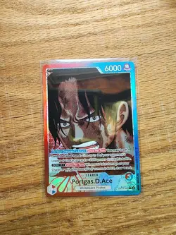 Portgas.D.Ace (002) (Alternate Art) OP13-002 Carrying On His Will Foil One Piece - Image 1