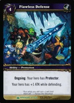 Flawless Defense - Wrathgate - World of Warcraft TCG - Image 1