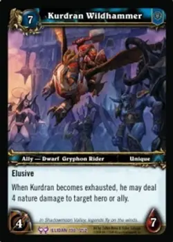 Kurdran Wildhammer - Hunt For Illidan - World of Warcraft TCG - Image 1