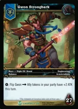 Gwon Strongbark - Blood Of Gladiators - World of Warcraft TCG - Image 1