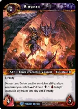 Sinestra - Twilight of the Dragons - World of Warcraft TCG - Image 1
