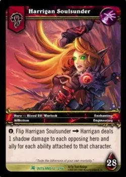 Harrigan Soulsunder - Fires of Outland - World of Warcraft TCG - Image 1