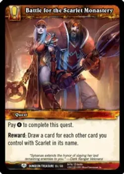 Battle for the Scarlet Monastery - Dungeon Treasure - World of Warcraft TCG - Image 1