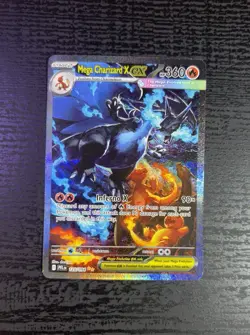 Pokemon TCG Phantasmal Flames Mega Charizard X ex 125/094 SIR NM - Image 1