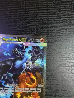 Pokemon TCG Phantasmal Flames Mega Charizard X ex 125/094 SIR NM - Image 3