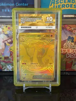 ACE 10 Mega Charizard X EX 130/094 Phantasmal Flames Pokemon TCG - Perfect Subs - Image 1