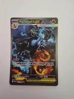 Mega Charizard X ex 125/094 - SIR - ME02: Phantasmal Flames - Pokemon TCG - NM - Image 1