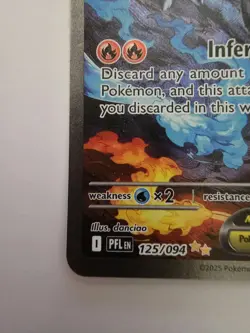 Mega Charizard X ex 125/094 - SIR - ME02: Phantasmal Flames - Pokemon TCG - NM - Image 4