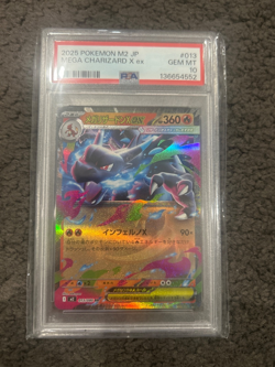 PSA 10 JAPANESE MEGA CHARIZARD X EX 013 POKEMON TCG INFERNO X - Image 1