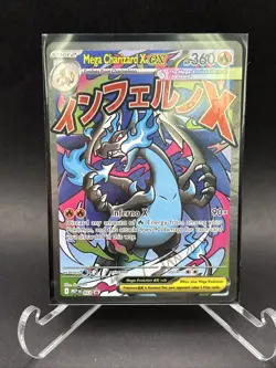 Pokemon TCG Phantasmal Flames Mega Charizard X Ex UPC 023 Black Star Promo NM - Image 1