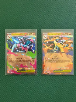 Pokemon TCG Mega Charizard ex X MEP 029 and Y MEP 030 Black Star Promo PAIR✅🔥 - Image 1