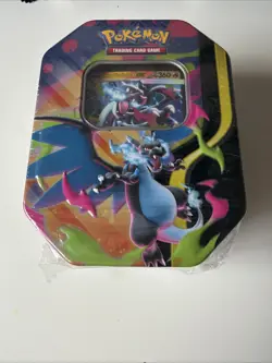 Pokemon TCG Mega Charizard X ex Tin – Factory Sealed – Brand New - Image 1