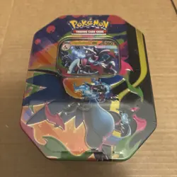 New Pokemon TCG Mega Charizard X ex Tin - FACTORY SEALED/NEW - Image 1