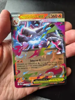 Pokemon TCG Mega Charizard X EX Phantasmal Flames 013/094 Pack Fresh - Image 1