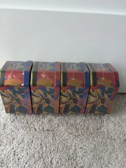 Pokemon TCG Mega Charizard X And Y ex Tins Lot Of 4 (4 Tins) - Image 2