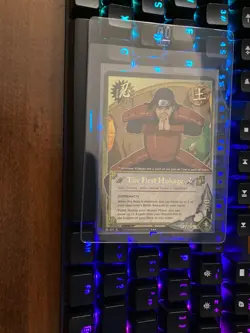 naruto card ccg The First Hokage 825 Foil Super Rare Card - Image 1