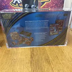 Pokemon TCG Mega Charizard x EX UPC SEALED in acrylic case ￼ - Image 3