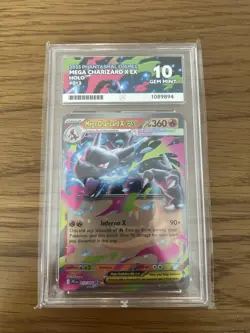 Pokemon TCG Mega Charizard X Ex 013/094 Ace 10 Perfect Sub Grades - Image 1
