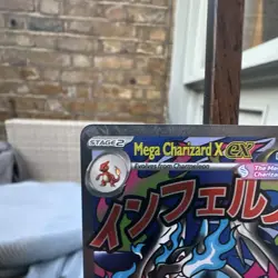 Pokemon TCG MEP Mega Charizard X EX 023 Holo EX Mega EN - Image 2