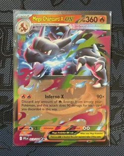 Pokemon TCG | Mega Charizard X EX | 013/094 | DR | English | Phantasmal Flames - Image 1